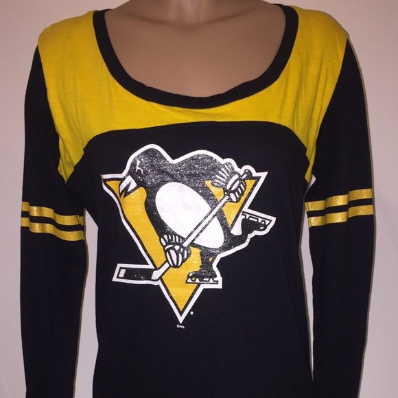 PITTSBURGH PENGUINS NHL Womens Long Sleeve T-Shirt - Picture 1 of 1